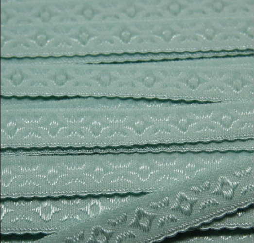 Elastisches Schrägband JACQUARD 12mm mint